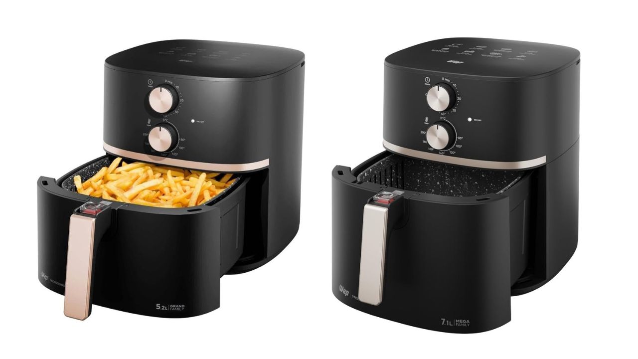 WAP Fritadeira Elétrica Air Fryer 5,2 Litros